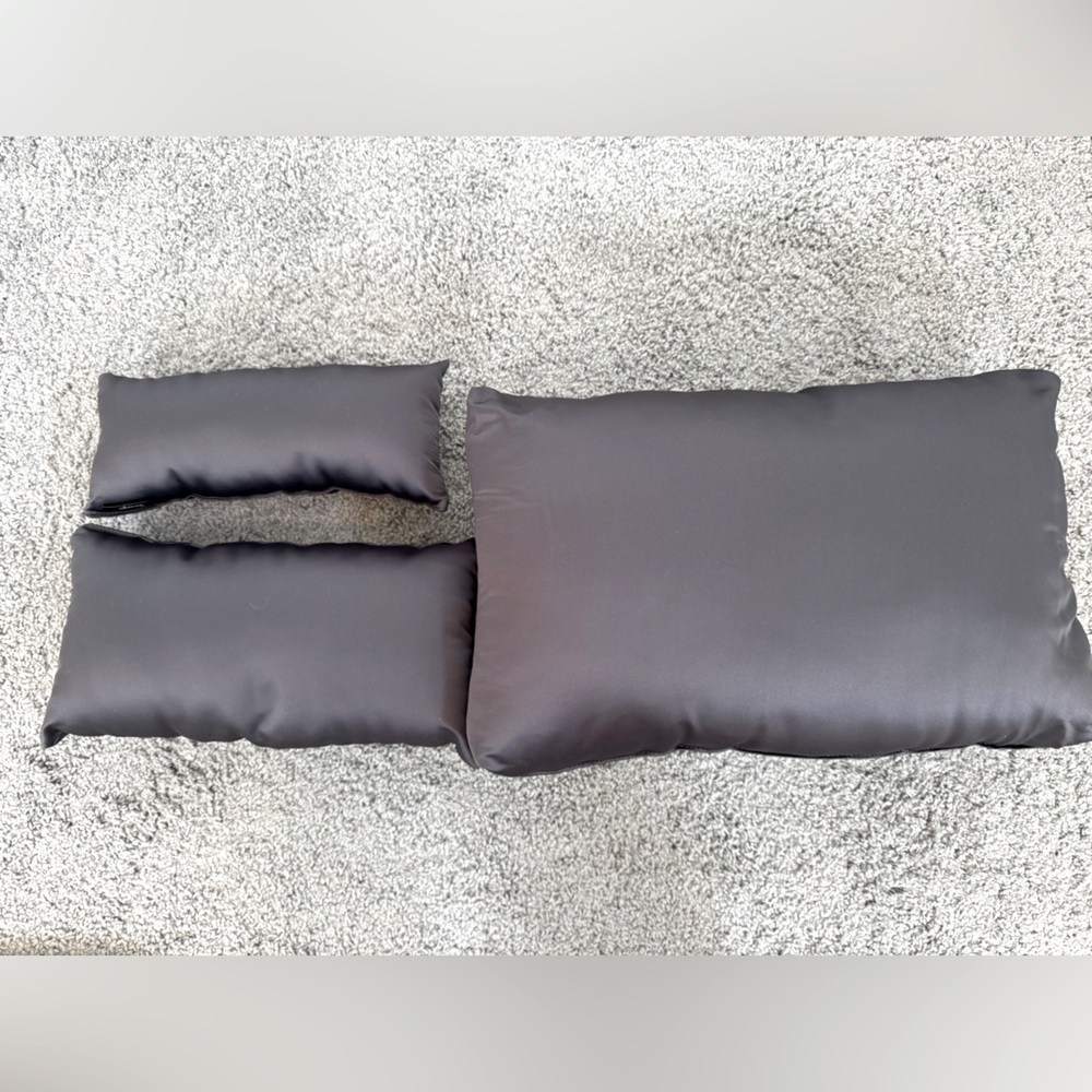 Charcoal Grey Purse Insert Pillows